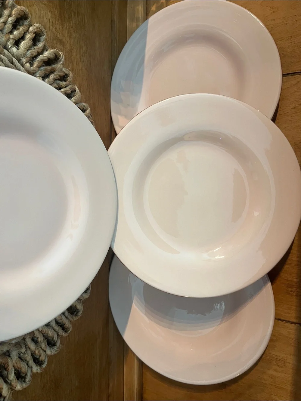 Pottery Barn- Morning Story, Set of 4 8.5” diameter Salad Plates - Discontinued